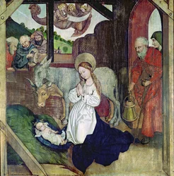 The Nativity, from the Altarpiece of the Dominicans, c.1470-80